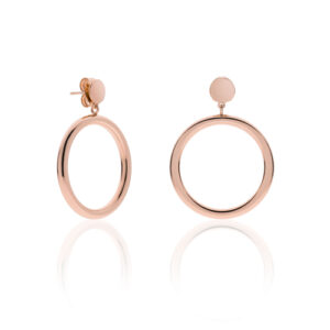 Unoaerre Orecchini con cerchi dorati rosa    - 2284