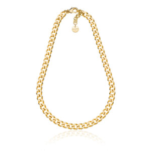 Unoaerre Collana in catena grumetta dorata    - 2367