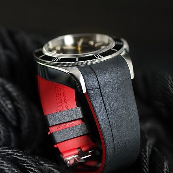 rubber-strap-for-tudor-black-bay-chrono-41mm-vulchromatic-dual-color-rubber-b-watch-strapsOOeG rubber-strap-for-tudor-black-bay-chrono-41mm-vulchromatic-dual-color-rubber-b-watch-strapsOOeG
