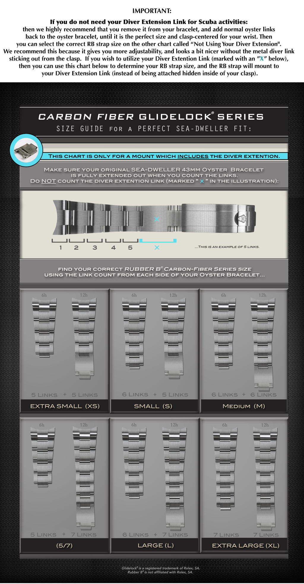 sea-dweller-43mm-glidelock-size-guide-diver-extention sea-dweller-43mm-glidelock-size-guide-diver-extention